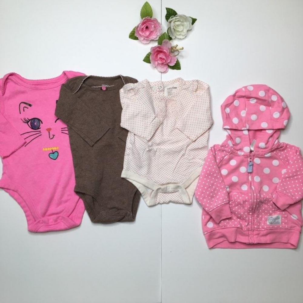 4-piece bundle baby clothes for girls